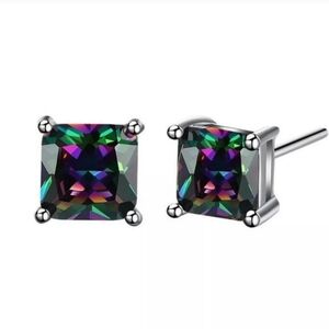 Cute Minimalist Cubic Zircon Stud Earings